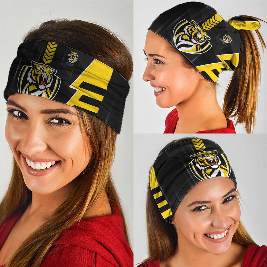 Richmond Tigers Neck Gaiter Modern Geometric Sports Graphic Style