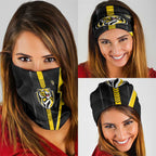 Richmond Tigers Neck Gaiter Modern Geometric Sports Graphic Style