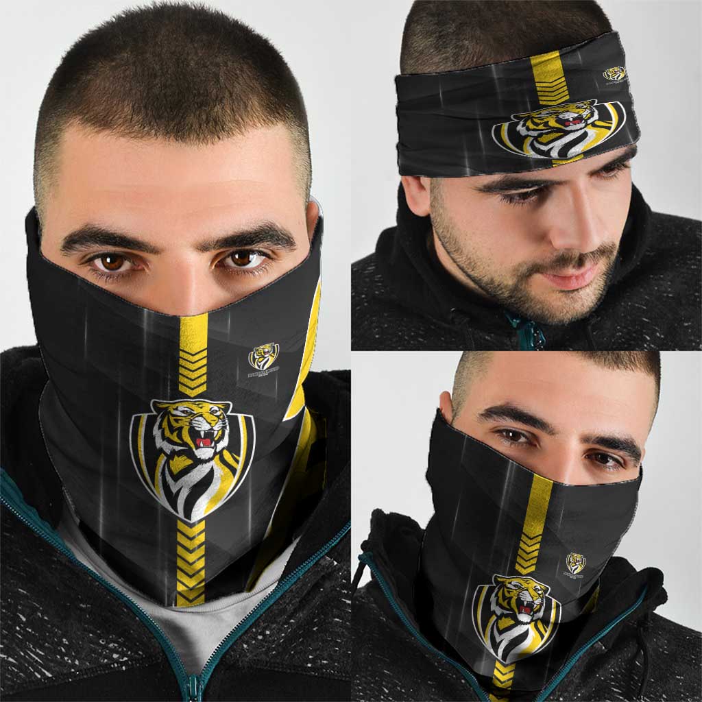 Richmond Tigers Neck Gaiter Modern Geometric Sports Graphic Style