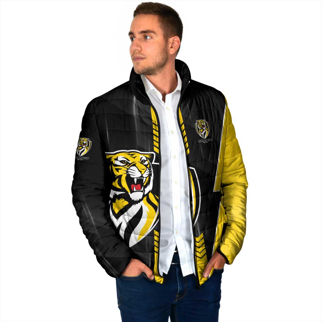 Personalized Richmond Tigers Padded Jacket Modern Geometric Sports Graphic Style