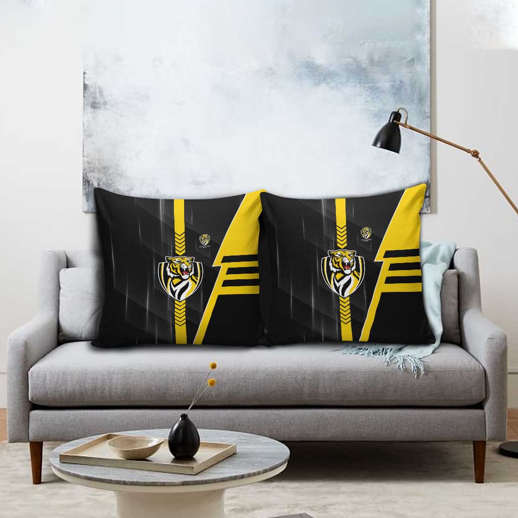 Richmond Tigers Pillow Cover Modern Geometric Sports Graphic Style
