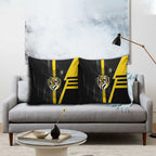 Richmond Tigers Pillow Cover Modern Geometric Sports Graphic Style