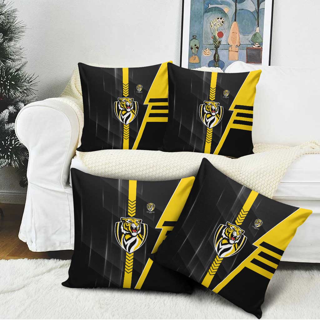 Richmond Tigers Pillow Cover Modern Geometric Sports Graphic Style
