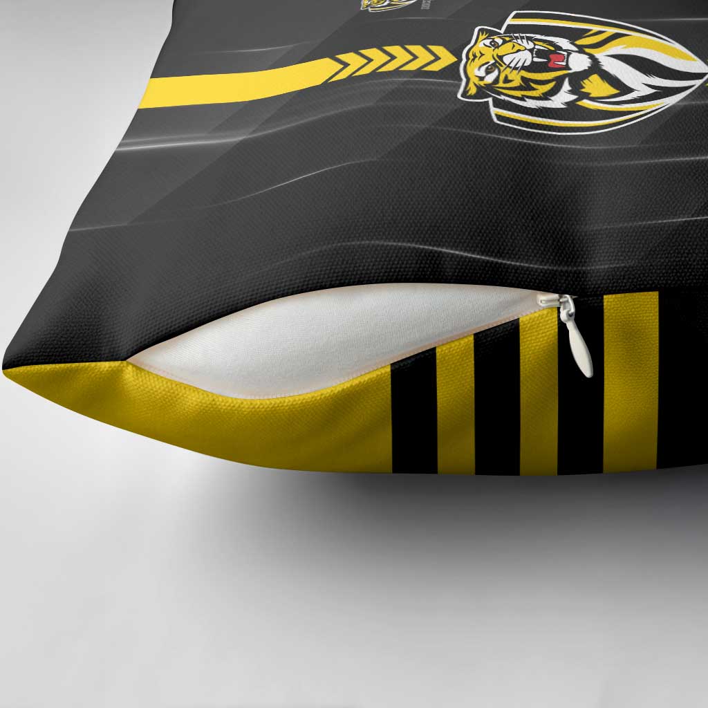 Richmond Tigers Pillow Cover Modern Geometric Sports Graphic Style