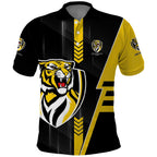 Personalized Richmond Tigers Polo Shirt Modern Geometric Sports Graphic Style