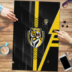 Richmond Tigers Puzzle Modern Geometric Sports Graphic Style