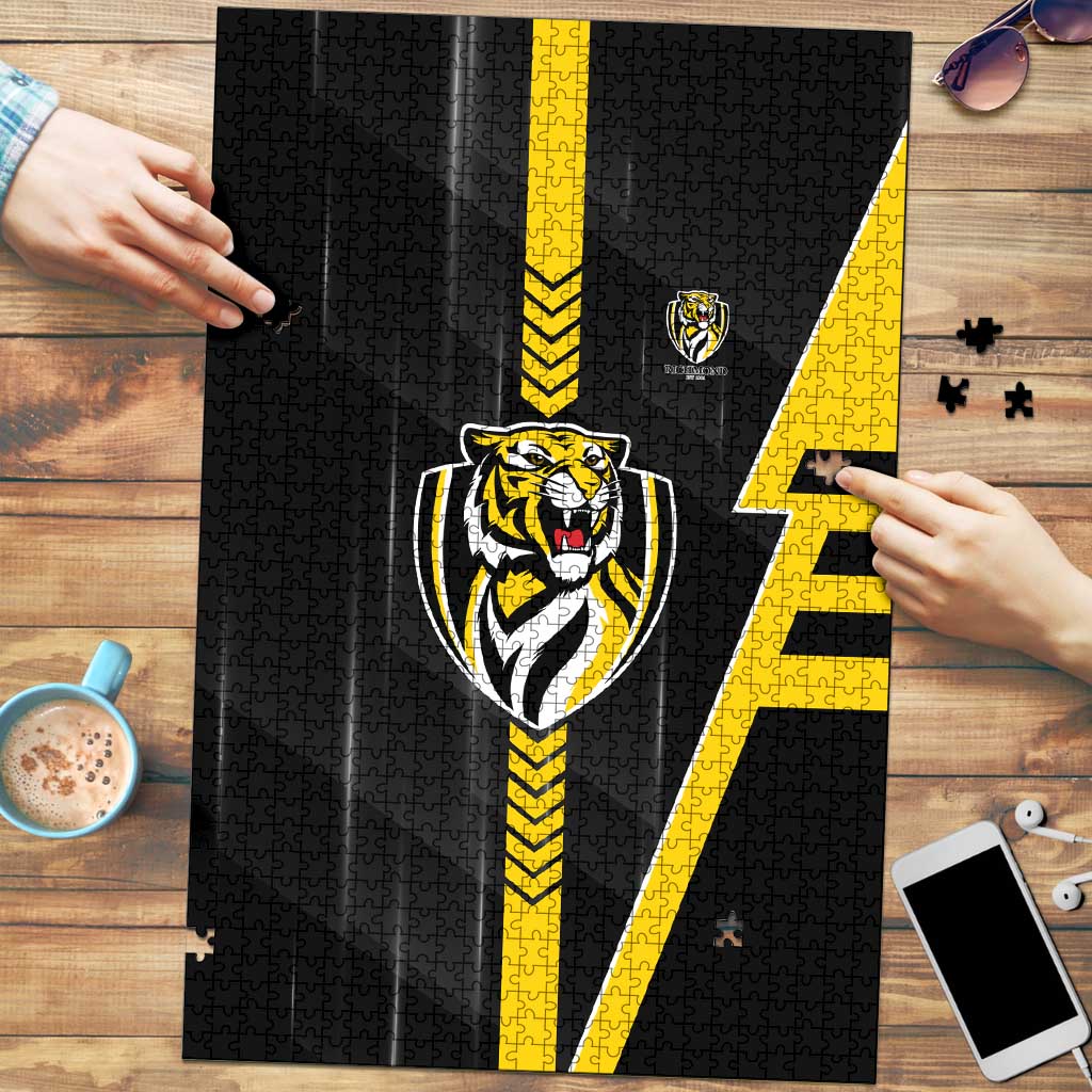 Richmond Tigers Puzzle Modern Geometric Sports Graphic Style