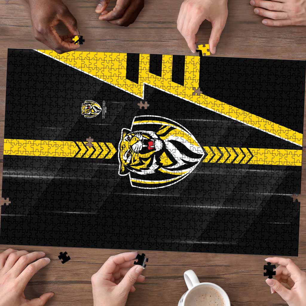 Richmond Tigers Puzzle Modern Geometric Sports Graphic Style