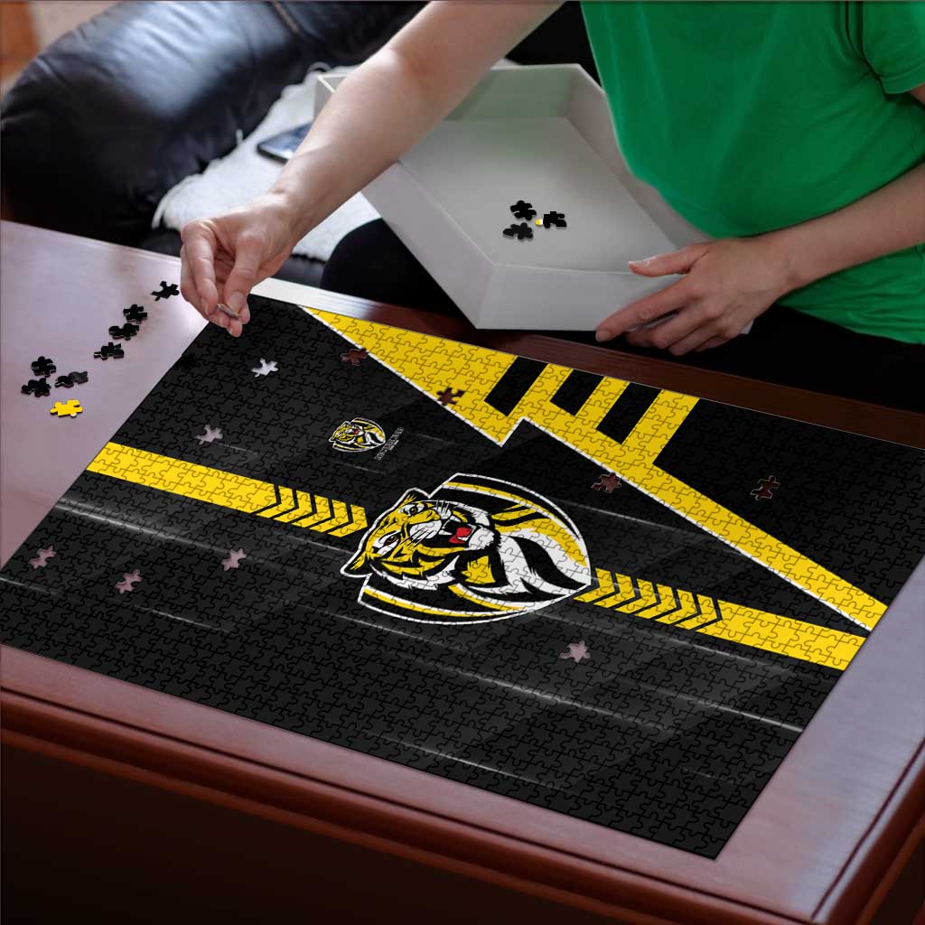 Richmond Tigers Puzzle Modern Geometric Sports Graphic Style