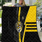 Richmond Tigers Quilt Modern Geometric Sports Graphic Style