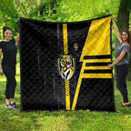 Richmond Tigers Quilt Modern Geometric Sports Graphic Style
