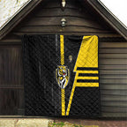 Richmond Tigers Quilt Modern Geometric Sports Graphic Style