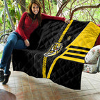 Richmond Tigers Quilt Modern Geometric Sports Graphic Style