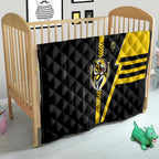 Richmond Tigers Quilt Modern Geometric Sports Graphic Style
