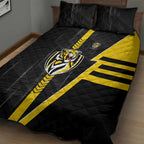 Richmond Tigers Quilt Bed Set Modern Geometric Sports Graphic Style