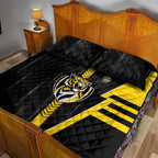 Richmond Tigers Quilt Bed Set Modern Geometric Sports Graphic Style