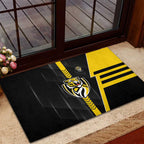 Richmond Tigers Rubber Doormat Modern Geometric Sports Graphic Style