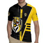 Personalized Richmond Tigers Rugby Jersey Modern Geometric Sports Graphic Style