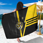 Richmond Tigers Sarong Modern Geometric Sports Graphic Style