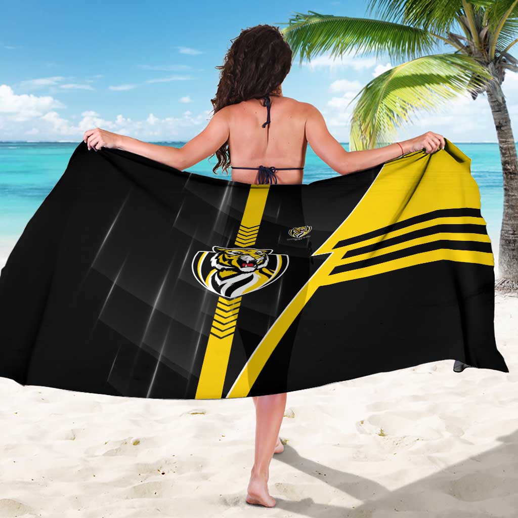 Richmond Tigers Sarong Modern Geometric Sports Graphic Style