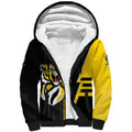 Personalized Richmond Tigers Sherpa Hoodie Modern Geometric Sports Graphic Style