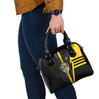 Richmond Tigers Shoulder Handbag Modern Geometric Sports Graphic Style