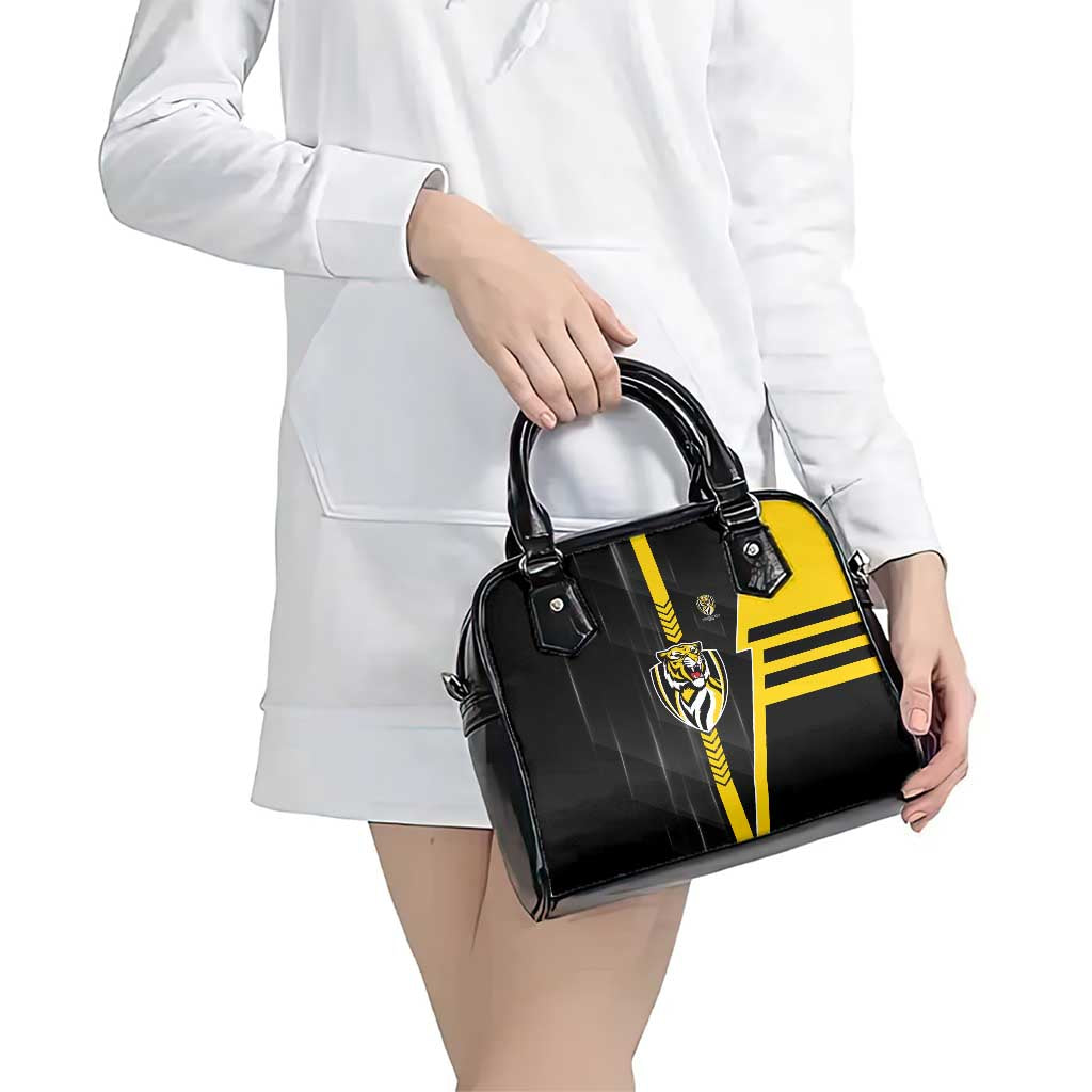 Richmond Tigers Shoulder Handbag Modern Geometric Sports Graphic Style