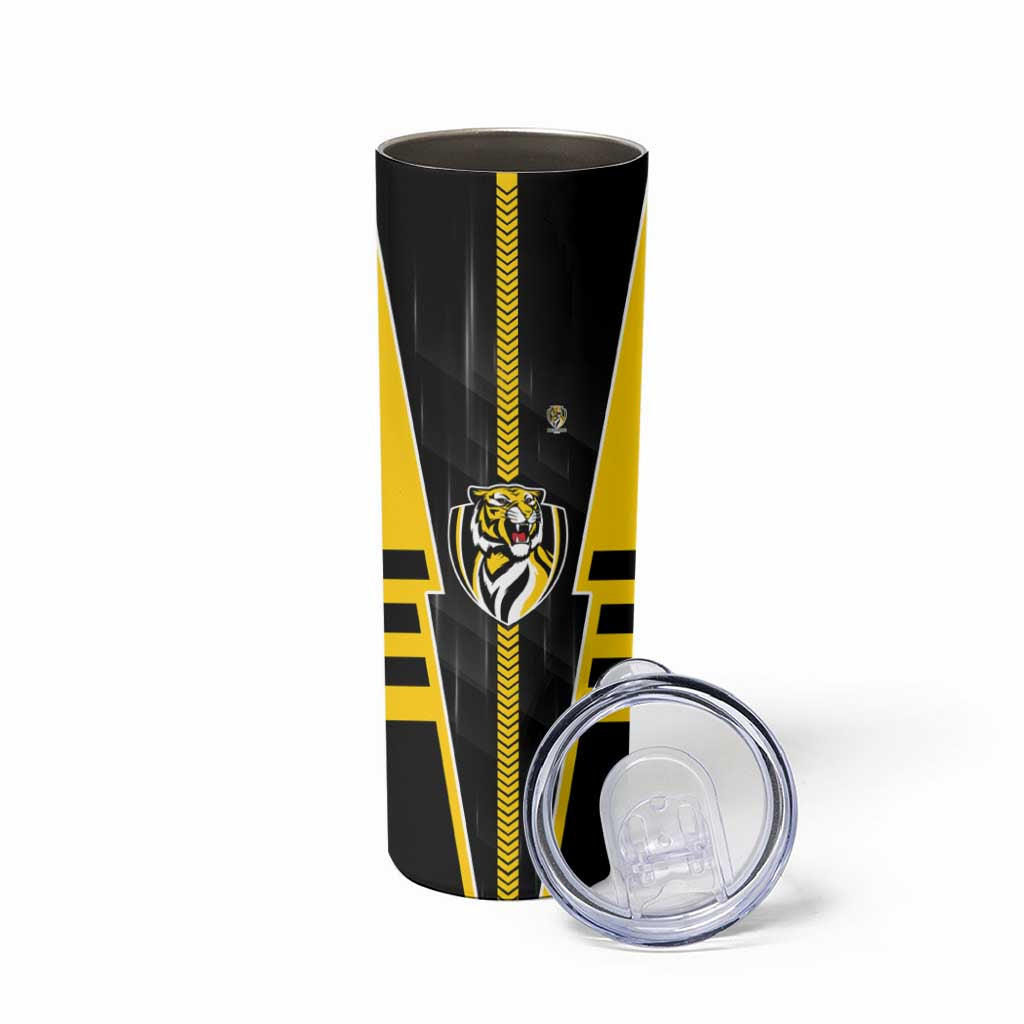 Personalized Richmond Tigers Skinny Tumbler Modern Geometric Sports Graphic Style