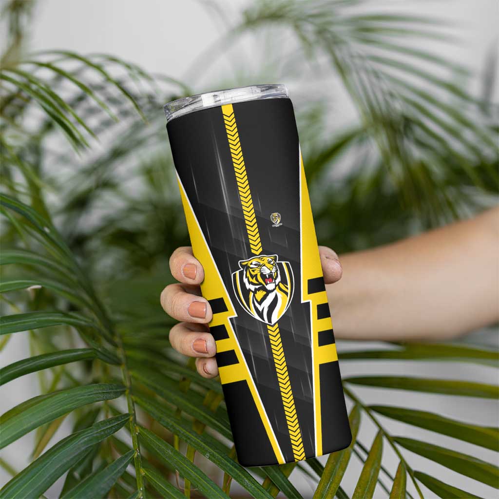Personalized Richmond Tigers Skinny Tumbler Modern Geometric Sports Graphic Style