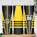 Personalized Richmond Tigers Skinny Tumbler Modern Geometric Sports Graphic Style