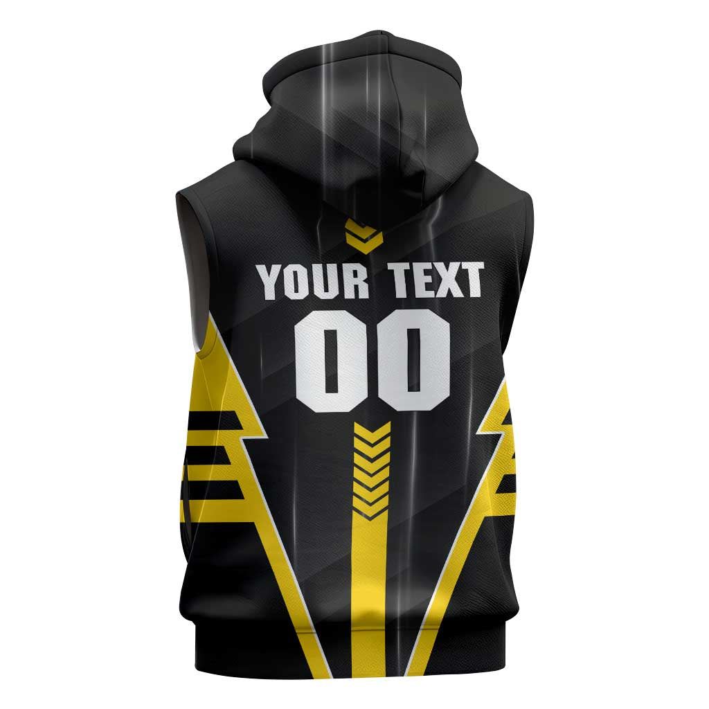 Personalized Richmond Tigers Sleeveless Hoodie Modern Geometric Sports Graphic Style