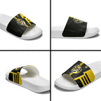 Richmond Tigers Slide Sandals Modern Geometric Sports Graphic Style