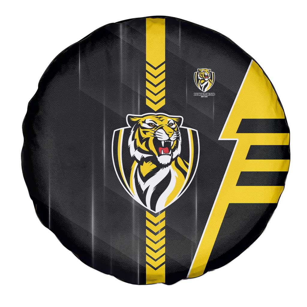 Richmond Tigers Spare Tire Cover Modern Geometric Sports Graphic Style