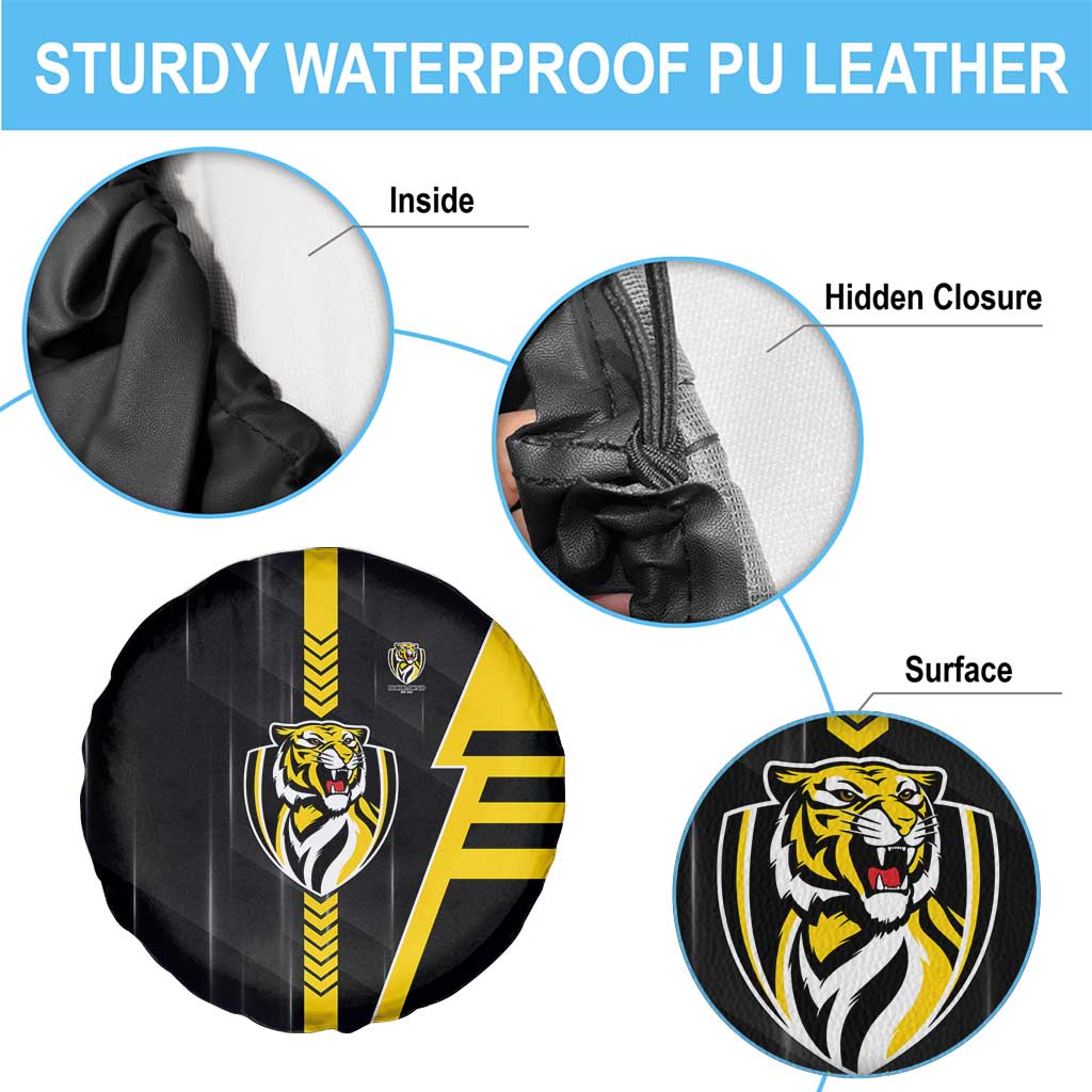 Richmond Tigers Spare Tire Cover Modern Geometric Sports Graphic Style
