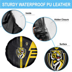 Richmond Tigers Spare Tire Cover Modern Geometric Sports Graphic Style
