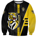 Personalized Richmond Tigers Sweatshirt Modern Geometric Sports Graphic Style