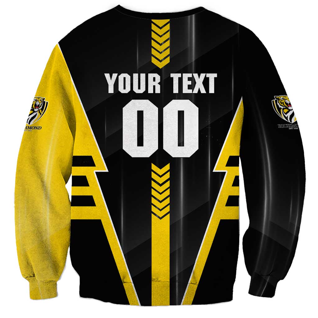 Personalized Richmond Tigers Sweatshirt Modern Geometric Sports Graphic Style