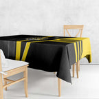 Richmond Tigers Tablecloth Modern Geometric Sports Graphic Style