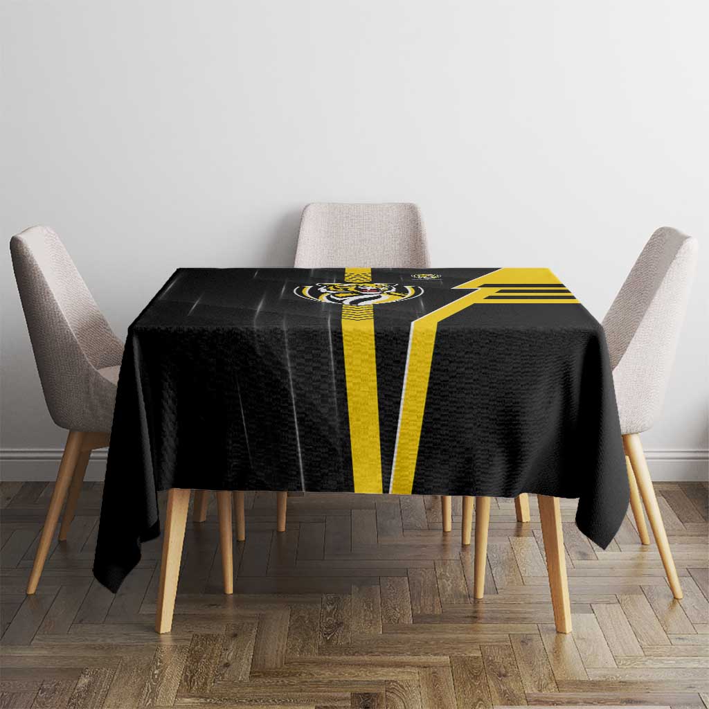Richmond Tigers Tablecloth Modern Geometric Sports Graphic Style