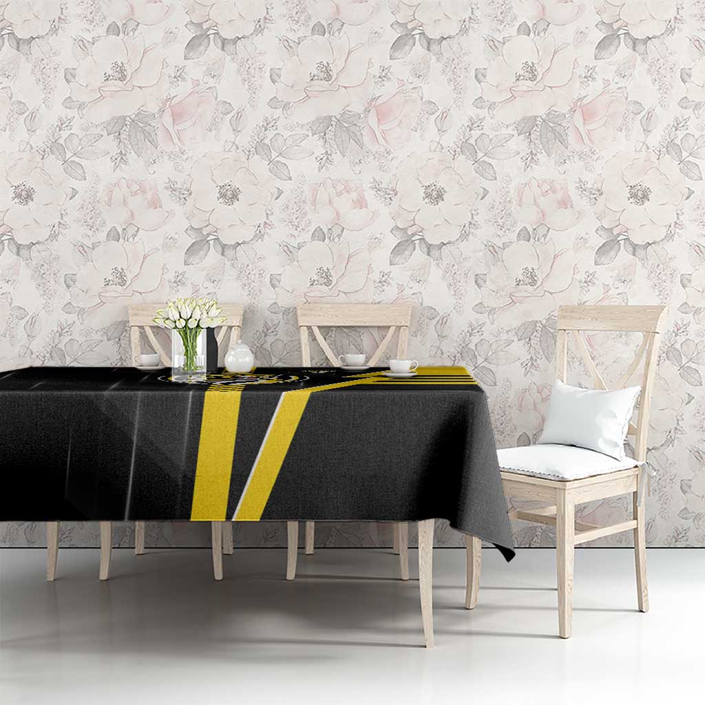 Richmond Tigers Tablecloth Modern Geometric Sports Graphic Style