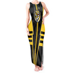 Personalized Richmond Tigers Tank Maxi Dress Modern Geometric Sports Graphic Style