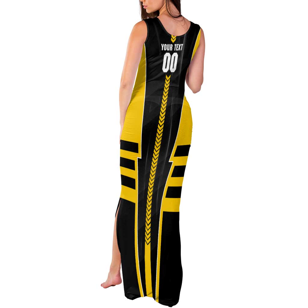 Personalized Richmond Tigers Tank Maxi Dress Modern Geometric Sports Graphic Style