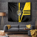 Richmond Tigers Tapestry Modern Geometric Sports Graphic Style