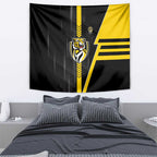 Richmond Tigers Tapestry Modern Geometric Sports Graphic Style
