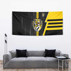 Richmond Tigers Tapestry Modern Geometric Sports Graphic Style