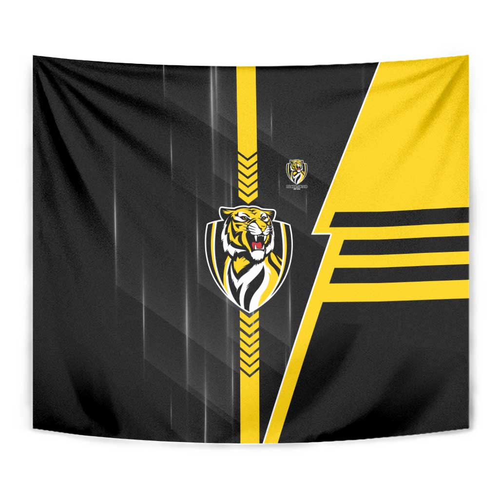 Richmond Tigers Tapestry Modern Geometric Sports Graphic Style