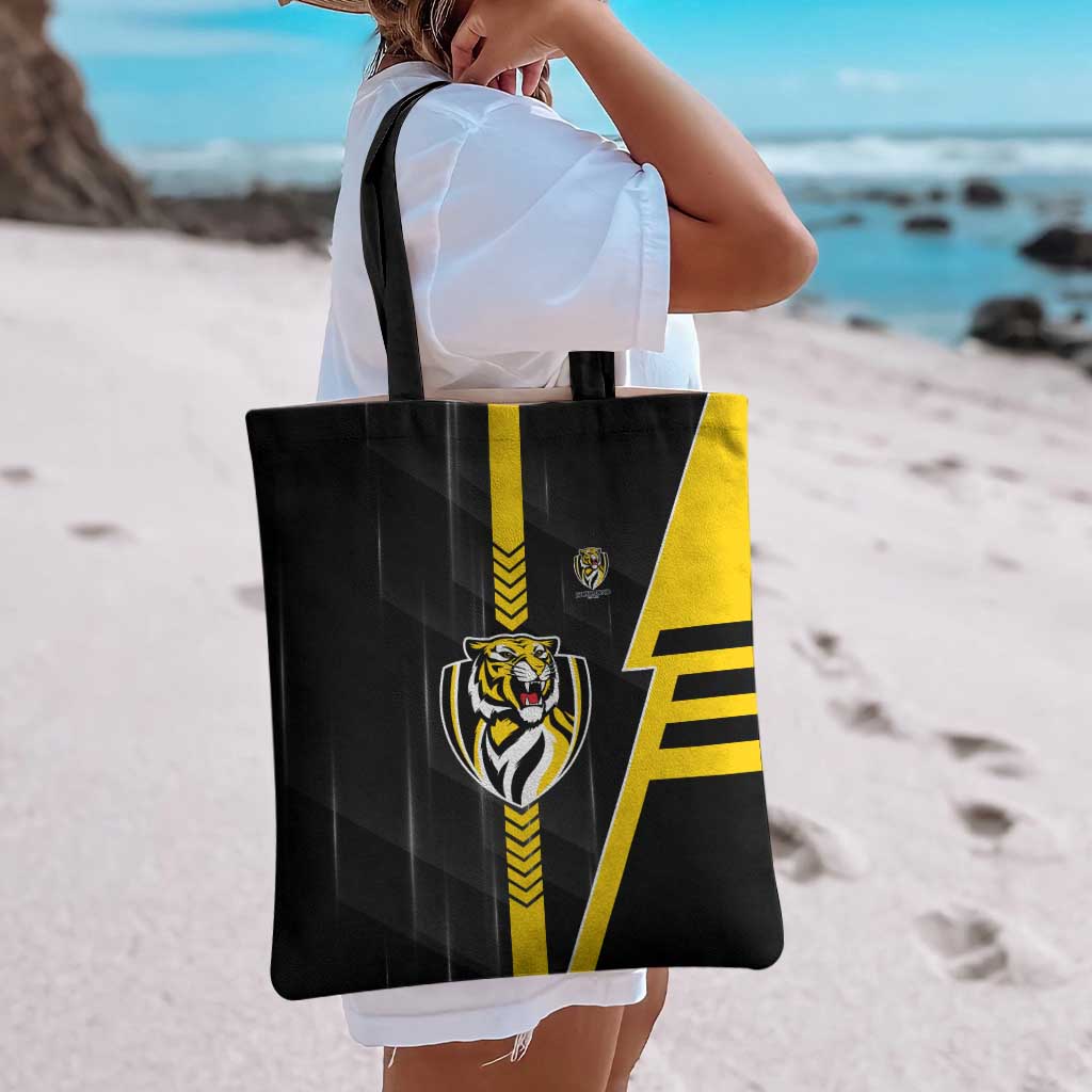 Richmond Tigers Tote Bag Modern Geometric Sports Graphic Style