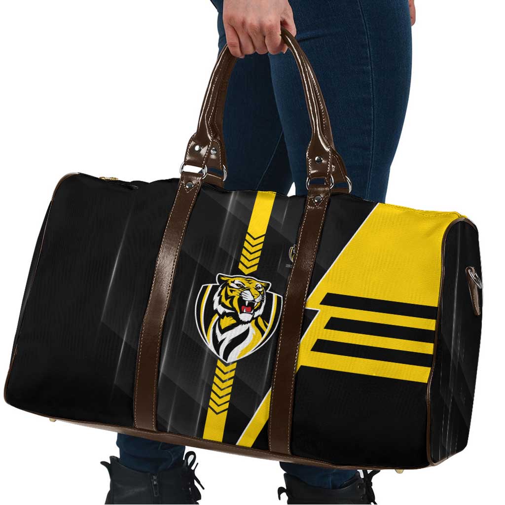 Richmond Tigers Travel Bag Modern Geometric Sports Graphic Style
