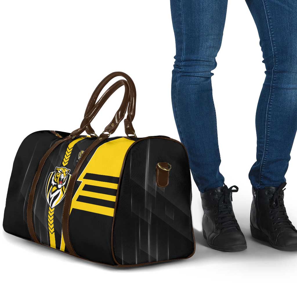 Richmond Tigers Travel Bag Modern Geometric Sports Graphic Style