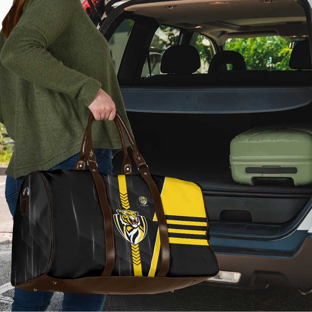 Richmond Tigers Travel Bag Modern Geometric Sports Graphic Style